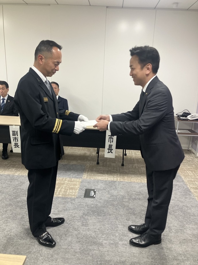 団長辞令交付