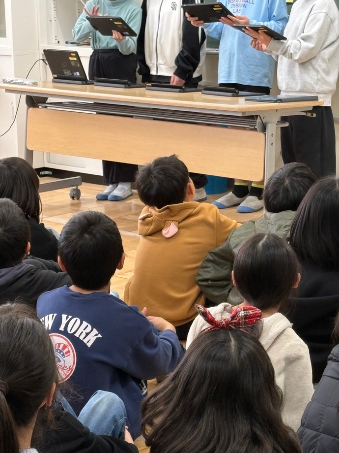 成果発表の様子