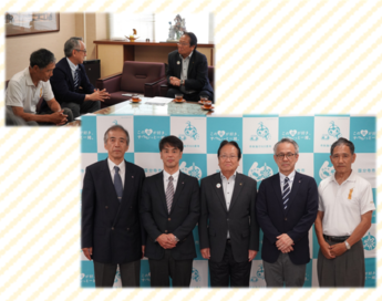 表敬訪問の様子