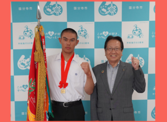 表敬訪問の様子