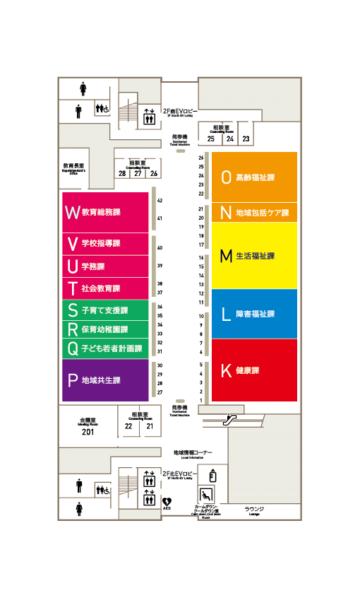 2階フロアマップ