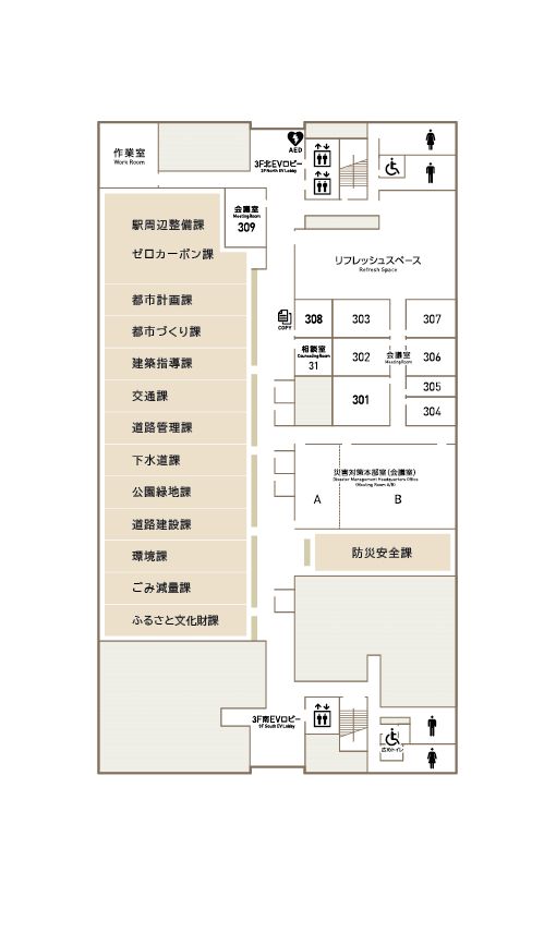 3階フロアマップ