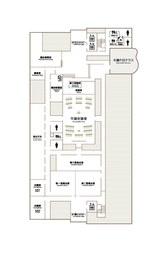 5階フロアマップ