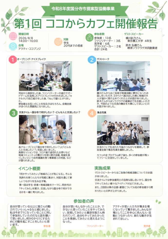 開催報告(1)